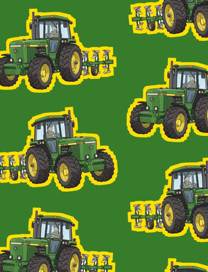 Furrow & Fields Boxer Briefs John Deere 4350 Big Print Boxer Briefs – Green Quality Farmers Merch