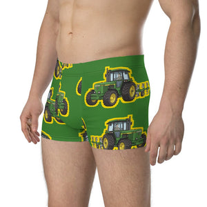 Furrow & Fields Boxer Briefs John Deere 4350 Big Print Boxer Briefs – Green Quality Farmers Merch
