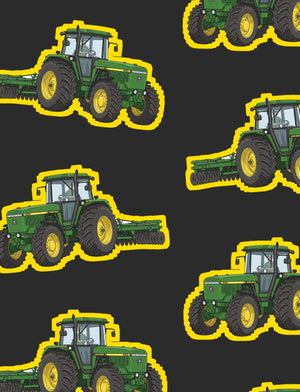 Furrow & Fields Boxer Briefs John Deere 4955 Big Print Boxer Briefs – Charcoal Quality Farmers Merch