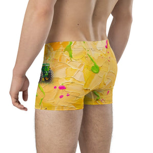 Furrow & Fields Boxer Briefs John Deere 4955 Splash Art | Boxer Briefs Quality Farmers Merch