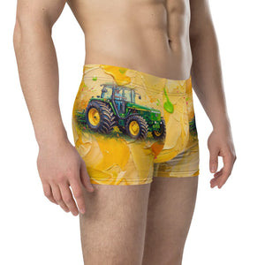 Furrow & Fields Boxer Briefs John Deere 4955 Splash Art | Boxer Briefs Quality Farmers Merch