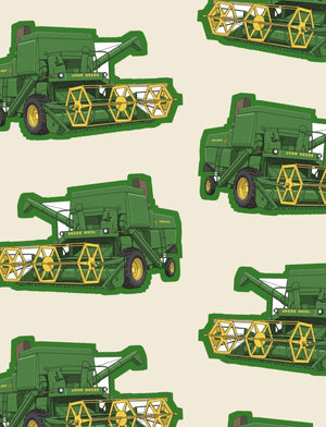 Furrow & Fields Boxer Briefs John Deere 530 Big Print Boxer Briefs – Cream Quality Farmers Merch