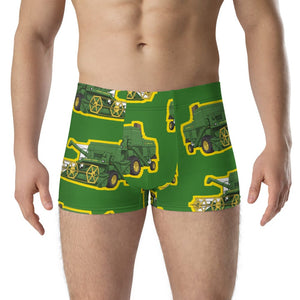 Furrow & Fields Boxer Briefs John Deere 530 Big Print Boxer Briefs – Green Quality Farmers Merch