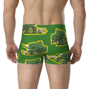 Furrow & Fields Boxer Briefs John Deere 530 Big Print Boxer Briefs – Green Quality Farmers Merch