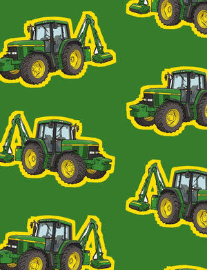 Furrow & Fields Boxer Briefs John Deere 6910 Big Print Boxer Briefs – Green Quality Farmers Merch