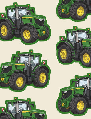 Furrow & Fields Boxer Briefs John Deere 6R 250 Big Print Boxer Briefs – Cream Quality Farmers Merch
