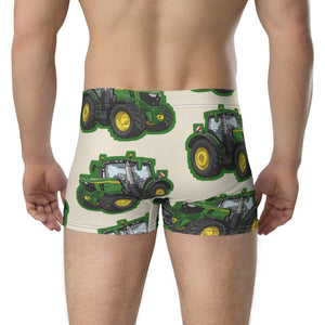 Furrow & Fields Boxer Briefs John Deere 6R 250 Big Print Boxer Briefs – Cream Quality Farmers Merch