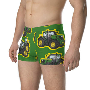 Furrow & Fields Boxer Briefs John Deere 6R 250 Big Print Boxer Briefs – Green Quality Farmers Merch