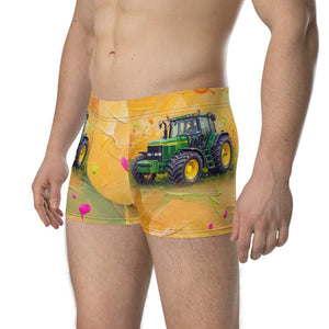Furrow & Fields Boxer Briefs John Deere 7810 Splash Art | Boxer Briefs Quality Farmers Merch