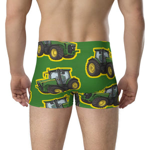 Furrow & Fields Boxer Briefs John Deere 8345R Big Print Boxer Briefs – Green Quality Farmers Merch