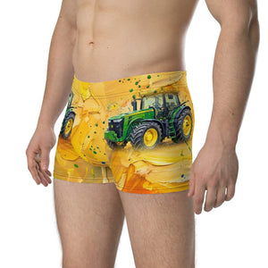 Furrow & Fields Boxer Briefs John Deere 8345R Splash Art | Boxer Briefs Quality Farmers Merch