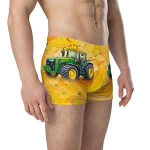 Furrow & Fields Boxer Briefs John Deere 8345R Splash Art | Boxer Briefs Quality Farmers Merch