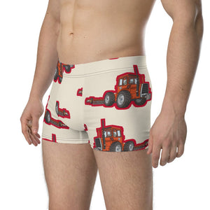 Furrow & Fields Boxer Briefs Massey Ferguson 1200 Big Print Boxer Briefs – Cream Quality Farmers Merch