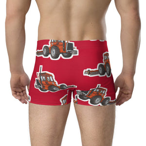 Furrow & Fields Boxer Briefs Massey Ferguson 1200 Big Print Boxer Briefs – Red Quality Farmers Merch