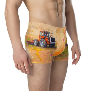 Furrow & Fields Boxer Briefs Massey Ferguson 1200 Splash Art | Boxer Briefs Quality Farmers Merch