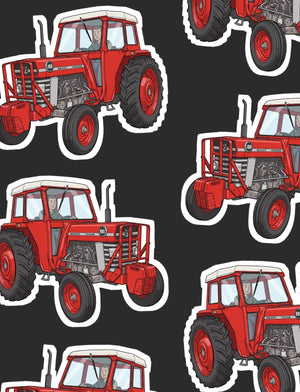 Furrow & Fields Boxer Briefs Massey Ferguson 188 Big Print Boxer Briefs – Charcoal Quality Farmers Merch