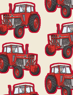 Furrow & Fields Boxer Briefs Massey Ferguson 188 Big Print Boxer Briefs – Cream Quality Farmers Merch
