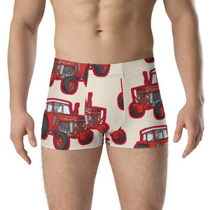 Furrow & Fields Boxer Briefs Massey Ferguson 188 Big Print Boxer Briefs – Cream Quality Farmers Merch