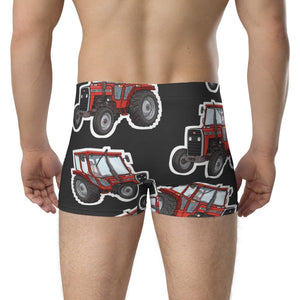 Furrow & Fields Boxer Briefs Massey Ferguson 240 Big Print Boxer Briefs – Charcoal Quality Farmers Merch