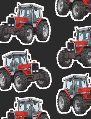 Furrow & Fields Boxer Briefs Massey Ferguson 3075 Big Print Boxer Briefs – Charcoal Quality Farmers Merch