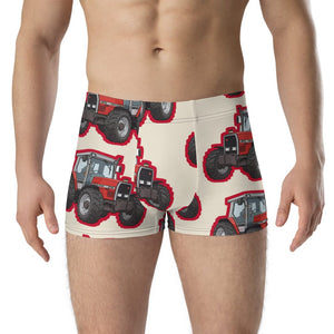 Furrow & Fields Boxer Briefs Massey Ferguson 3075 Big Print Boxer Briefs – Cream Quality Farmers Merch