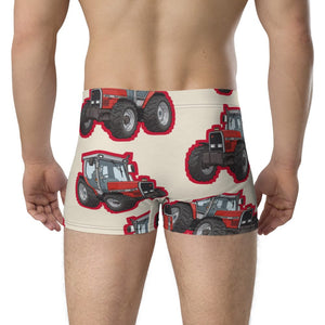 Furrow & Fields Boxer Briefs Massey Ferguson 3075 Big Print Boxer Briefs – Cream Quality Farmers Merch
