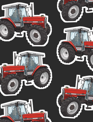 Furrow & Fields Boxer Briefs Massey Ferguson 3090 Big Print Boxer Briefs – Charcoal Quality Farmers Merch