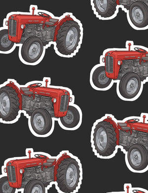Furrow & Fields Boxer Briefs Massey Ferguson 35X Big Print Boxer Briefs – Charcoal Quality Farmers Merch