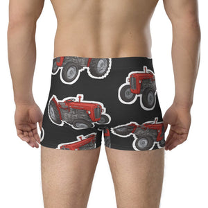 Furrow & Fields Boxer Briefs Massey Ferguson 35X Big Print Boxer Briefs – Charcoal Quality Farmers Merch