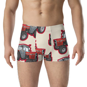 Furrow & Fields Boxer Briefs Massey Ferguson 390T Big Print Boxer Briefs – Cream Quality Farmers Merch