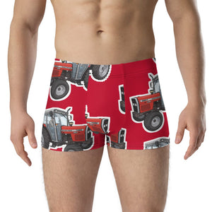 Furrow & Fields Boxer Briefs Massey Ferguson 390T Big Print Boxer Briefs – Red Quality Farmers Merch