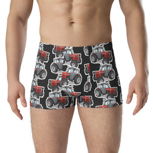 Furrow & Fields Boxer Briefs Massey Ferguson 390T Boxer Briefs – Charcoal Quality Farmers Merch