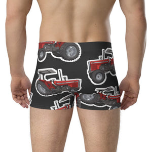 Furrow & Fields Boxer Briefs Massey Ferguson 399 Big Print Boxer Briefs – Charcoal Quality Farmers Merch