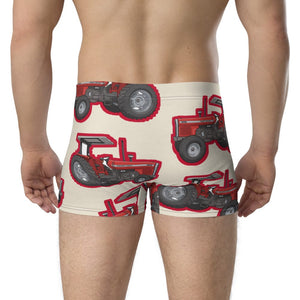 Furrow & Fields Boxer Briefs Massey Ferguson 399 Big Print Boxer Briefs – Cream Quality Farmers Merch