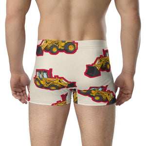 Furrow & Fields Boxer Briefs Massey Ferguson 50E Big Print Boxer Briefs – Cream Quality Farmers Merch
