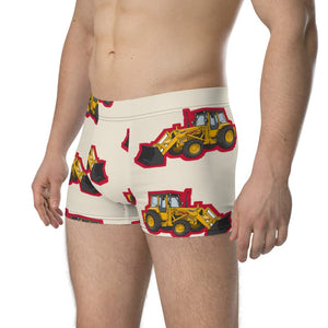 Furrow & Fields Boxer Briefs Massey Ferguson 50E Big Print Boxer Briefs – Cream Quality Farmers Merch