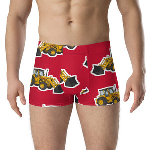 Furrow & Fields Boxer Briefs Massey Ferguson 50E Big Print Boxer Briefs – Red Quality Farmers Merch