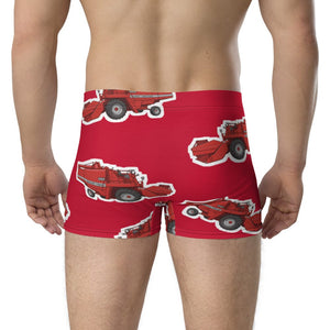 Furrow & Fields Boxer Briefs Massey Ferguson 520 Big Print Boxer Briefs – Red Quality Farmers Merch
