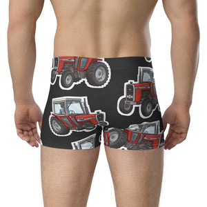 Furrow & Fields Boxer Briefs Massey Ferguson 590 Big Print Boxer Briefs – Charcoal Quality Farmers Merch