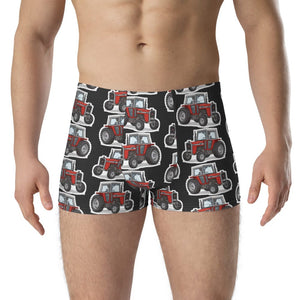 Furrow & Fields Boxer Briefs Massey Ferguson 590 Boxer Briefs – Charcoal Quality Farmers Merch