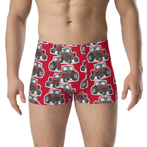 Furrow & Fields Boxer Briefs Massey Ferguson 590 Boxer Briefs – Red Quality Farmers Merch