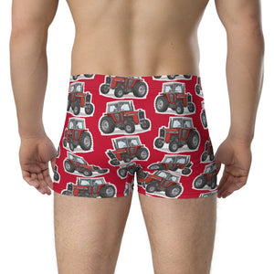 Furrow & Fields Boxer Briefs Massey Ferguson 590 Boxer Briefs – Red Quality Farmers Merch