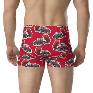 Furrow & Fields Boxer Briefs Massey Ferguson 6180 Boxer Briefs – Red Quality Farmers Merch