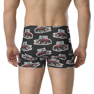 Furrow & Fields Boxer Briefs Massey Ferguson 6255 Boxer Briefs – Charcoal Quality Farmers Merch