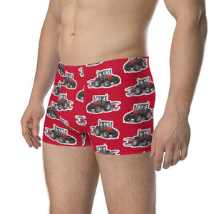 Furrow & Fields Boxer Briefs Massey Ferguson 6255 Boxer Briefs – Red Quality Farmers Merch