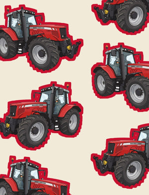 Furrow & Fields Boxer Briefs Massey Ferguson 6480 Big Print Boxer Briefs – Cream Quality Farmers Merch