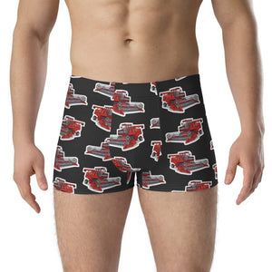 Furrow & Fields Boxer Briefs Massey Ferguson 760 Boxer Briefs – Charcoal Quality Farmers Merch
