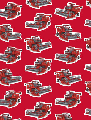 Furrow & Fields Boxer Briefs Massey Ferguson 760 Boxer Briefs – Red Quality Farmers Merch