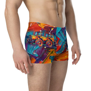 Furrow & Fields Boxer Briefs MB-trac 1100 Splash Art | Boxer Briefs Quality Farmers Merch