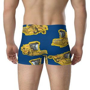 Furrow & Fields Boxer Briefs New Holland 8070 Big Print Boxer Briefs – Blue Quality Farmers Merch